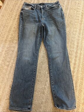 Judy Blue Classic Straight-Leg High Rise Blue Denim Jeans 18w